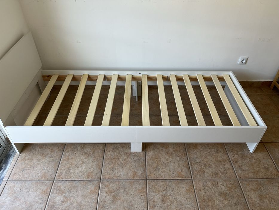 Cama Individual Branca