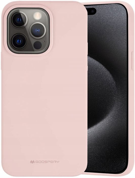 Etui do iPhone 14 Pro Max Mercury Silicone Case Obudowa różowe