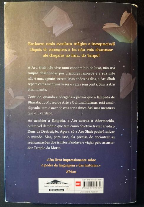 Livro "Aru Shah e o Fim do Tempo" - Roshani Chokshi