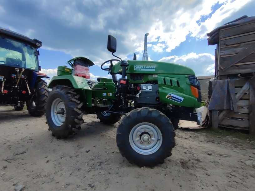 Трактор Кентавр 200В усиленный с фрезой и плугом