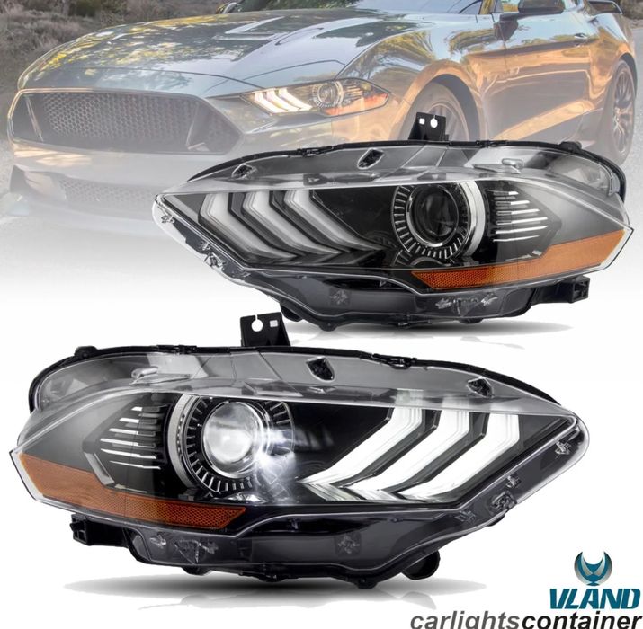 Ford Mustang lampy przód led full 2018-21