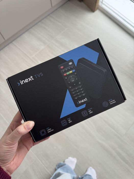 Медіаплеєр inext TV5  ТВ-приставка на базі Android 10