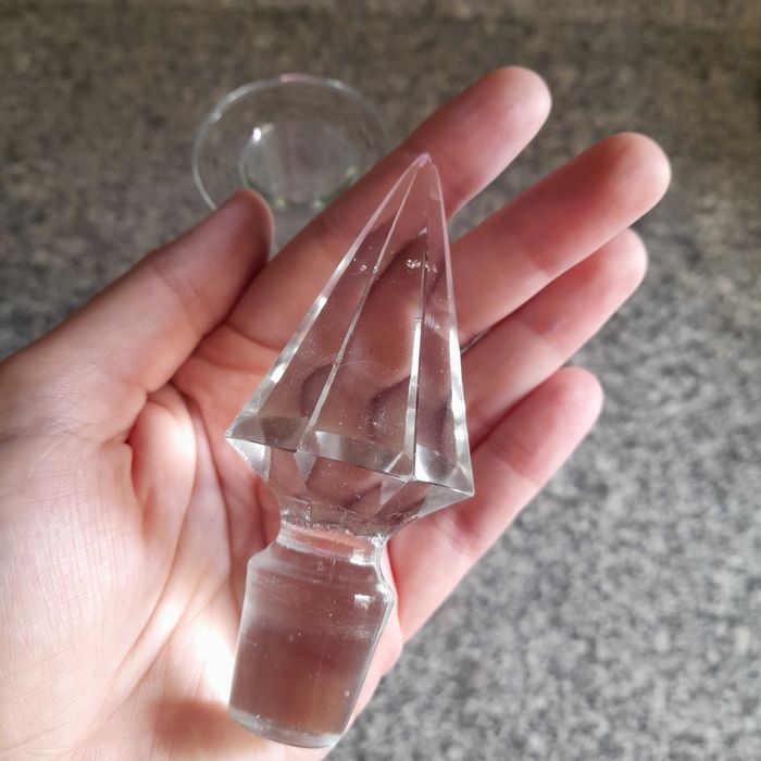Garrafa Alta de Cristal antiga da Vista Alegre