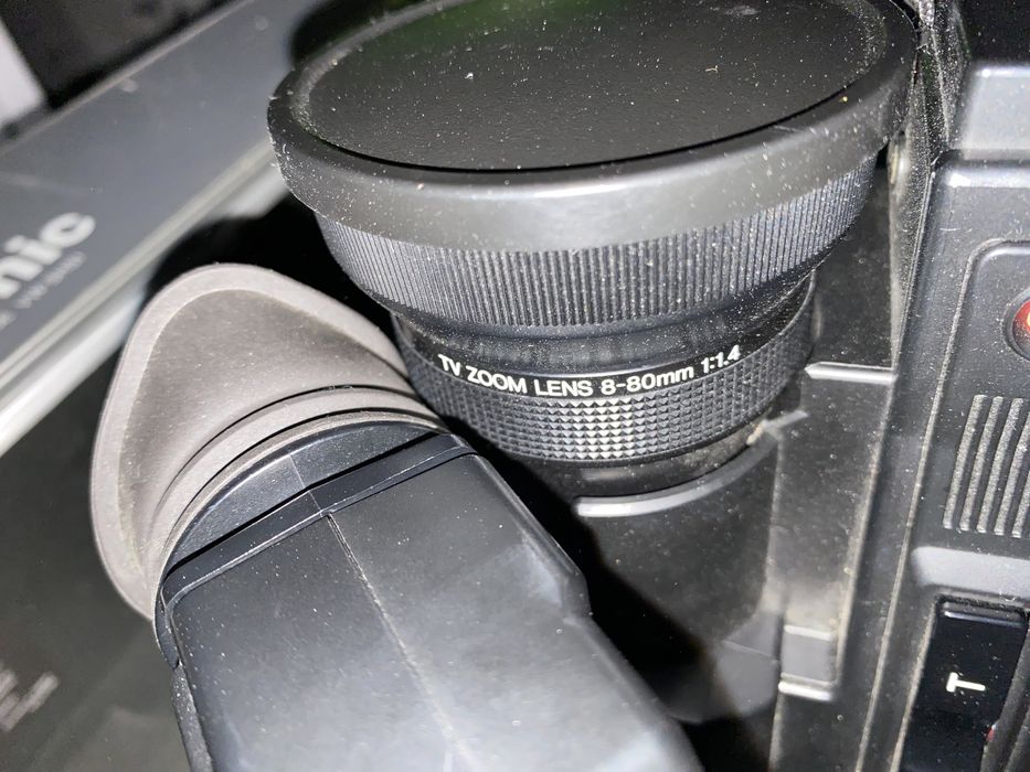 Camara de filmar panasonic profissional antiga