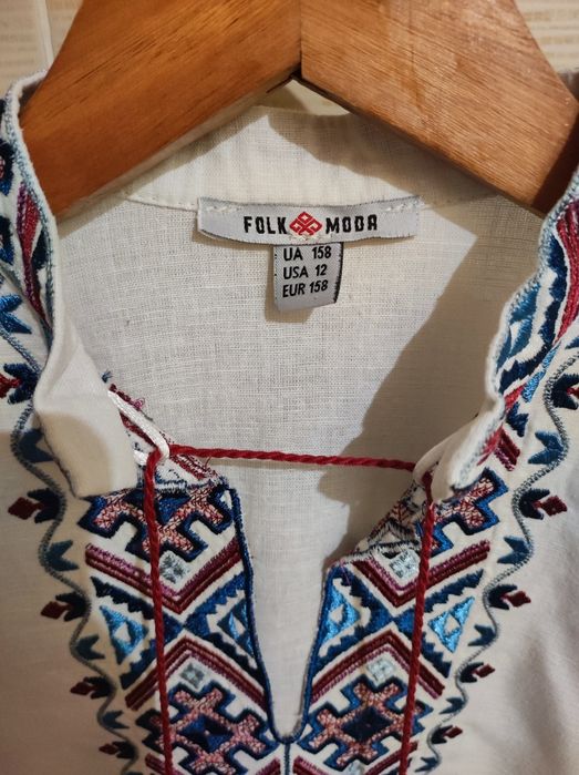 Вишиванка 100% льон folk moda