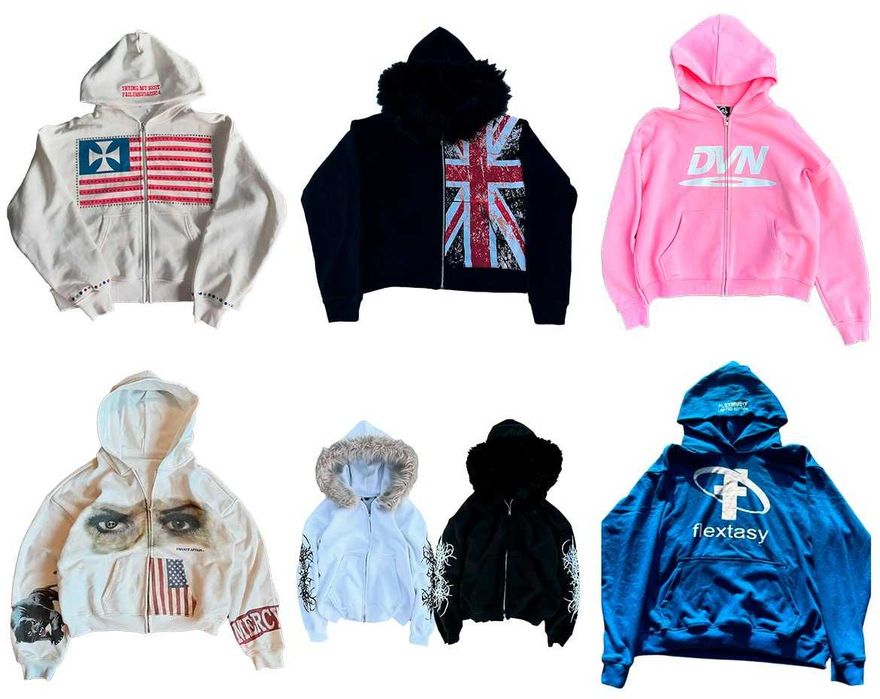 untilmydemise худі y2k hoodie grey серое худи с принтом y2k opium sk8