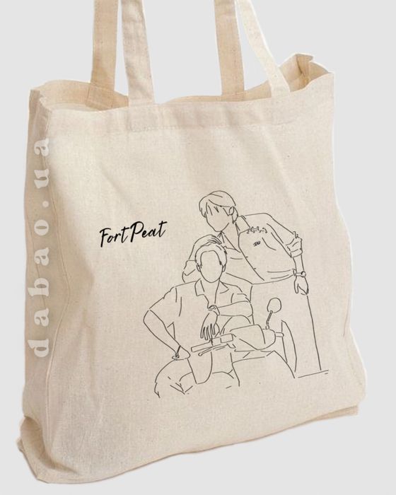 еко сумка шопер з малюнком fortpeat