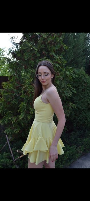 Летнее желтое платье Эды Йэлдыз (постучись в мою дверь)