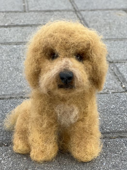 Той пудель , Лабрадудль ! Пудель ! Собака сувенир ! Валяние из шерсти