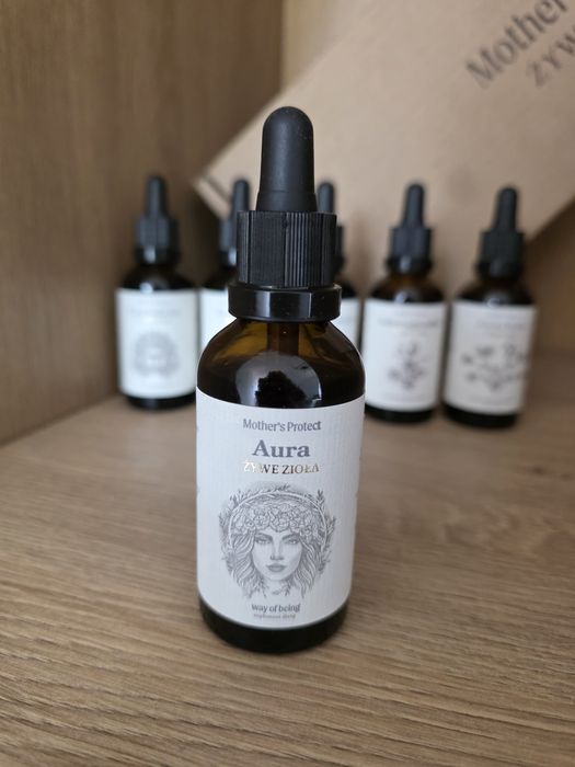 Adaptogen nowy adaptogeny Aura 50ml Mother's Protect  żywe zioła