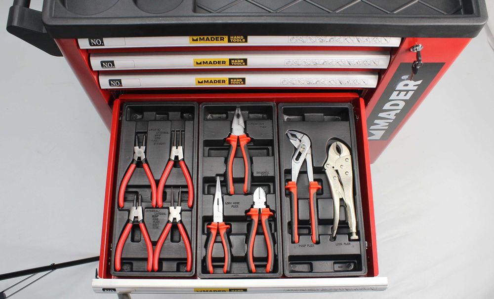 Carro ferramentas modelo XL 6 gavetas 156 peças JL20