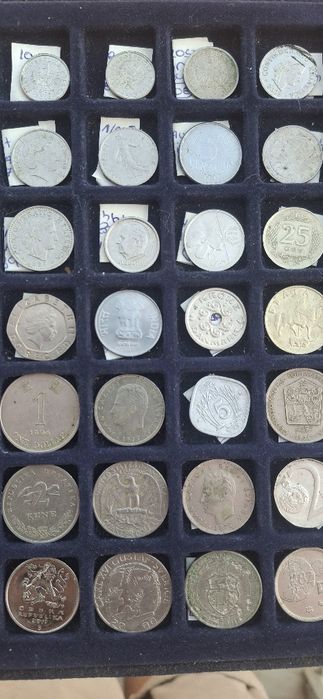 Moedas Antigas , coleção de 78 moedas, old coin