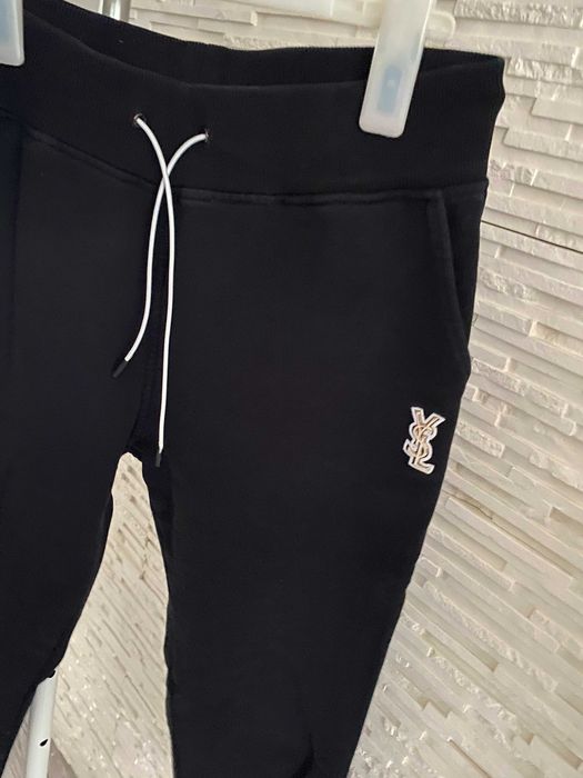 YSL piękny set dres cropp bluza spodnie wysoki stan