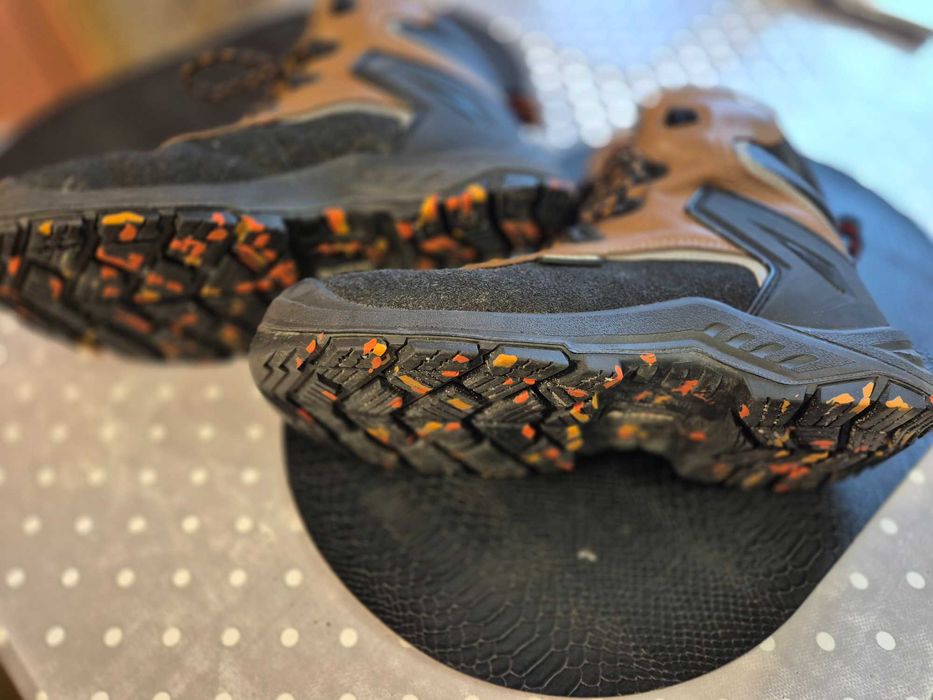 MEPPEN trzewiki ochronne S3L SR beżowo/czarne