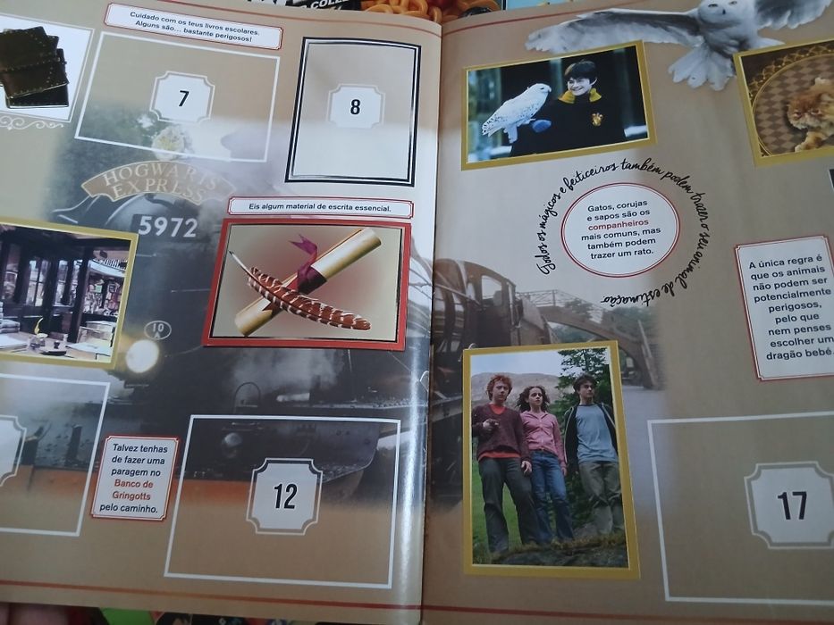Cadernetas cromos diversas