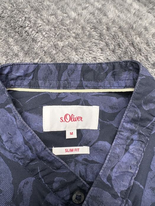 Granatowa koszulka męska