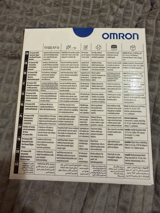 Ciśnieniomierz OMRON X4 Connect AFib