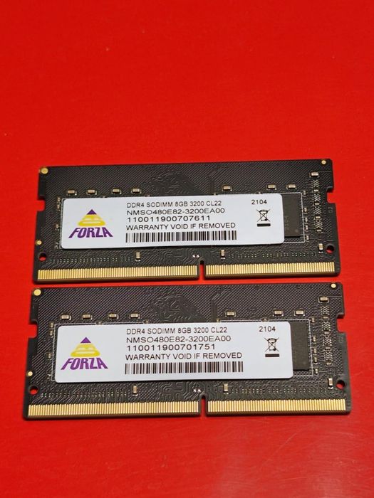 Pamięć RAM do laptopa: Forza DDR3 3200MHz 2x 8GB