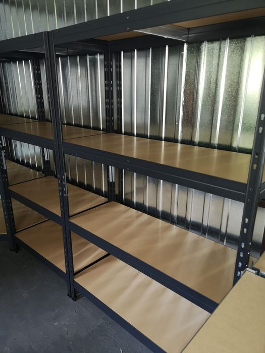 Regał Warsztatowy, Zatrzaskowy na Nity 180x120x45 cm 4P/360 kg