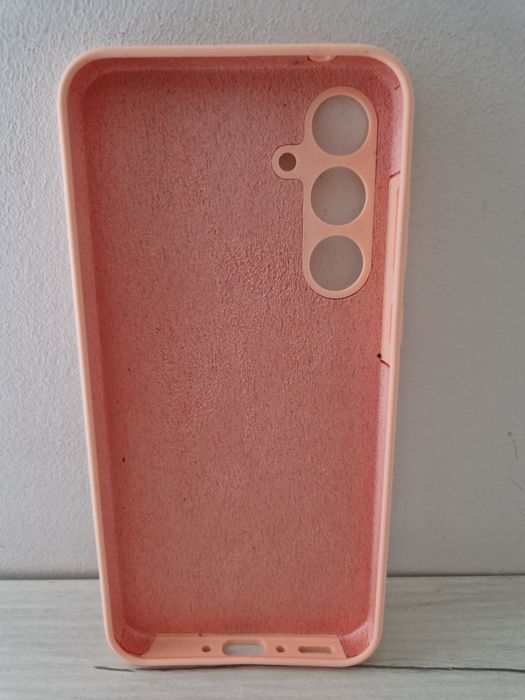 Silicone Lite Case do Samsung Galaxy A35 brzoskwiniowy