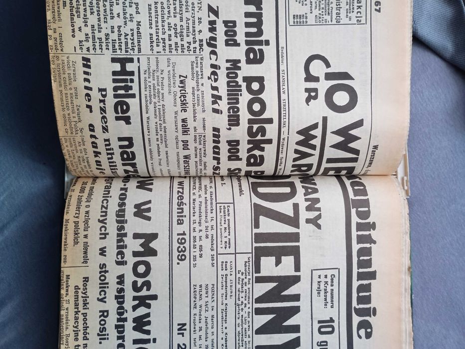 Sprzedam stare czasopisma z 1939 do 1942 roku