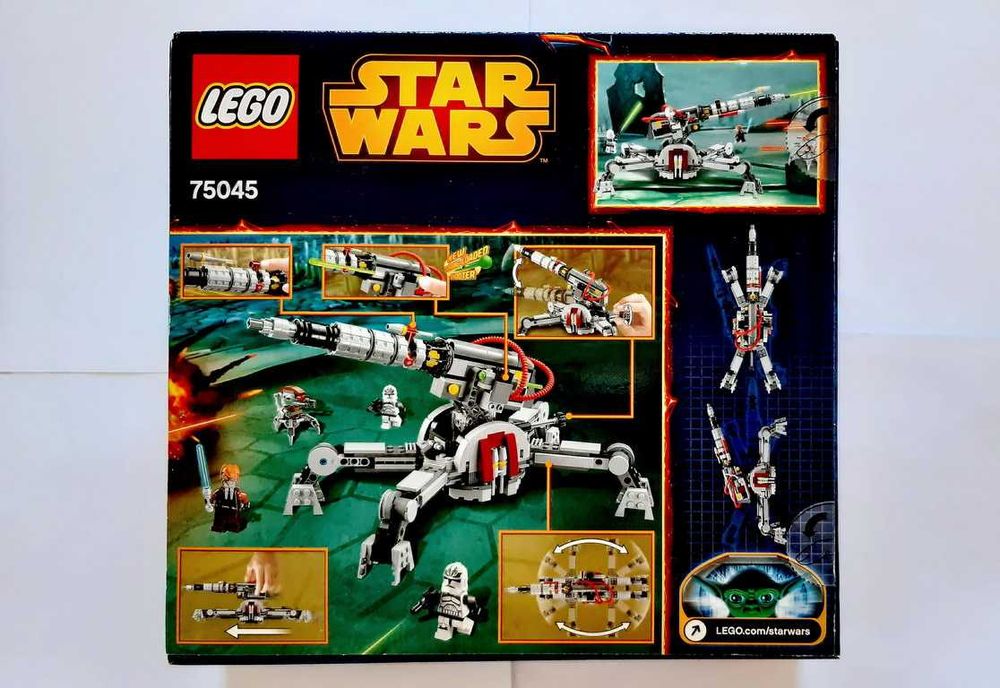 Lego Star Wars 75045 Republic AV-7 Anti-Vehicle Cannon selado