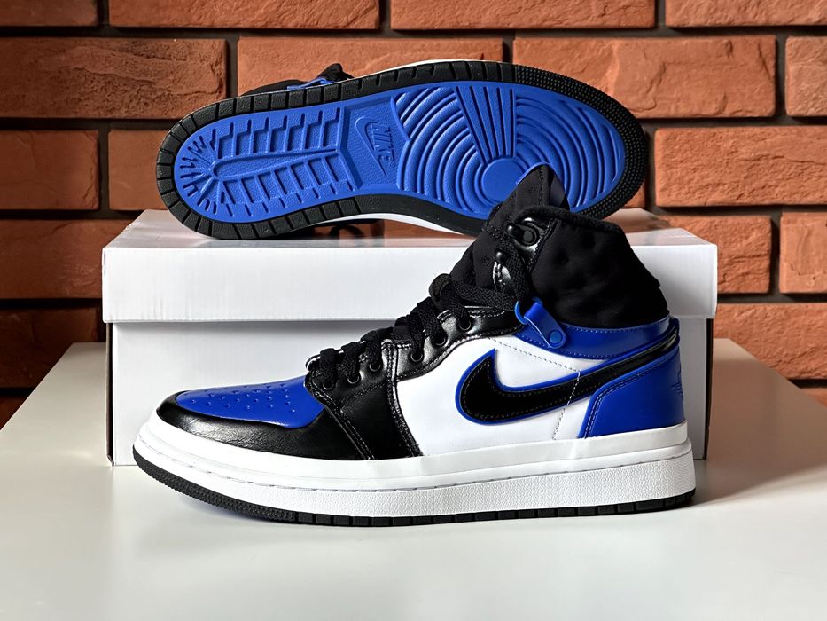 Nike WMNS Air Jordan 1 Acclimate EUR 44 damskie sneakersy wysokie zimowe Game Royal Black White buty sportowe NOWE WYSYŁKA 24