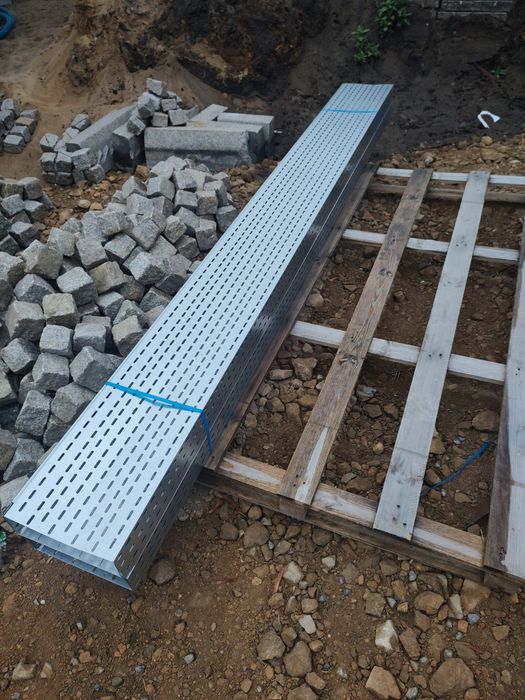 4szt (12m) Korytko kablowe BAKS KCL300H100/3N