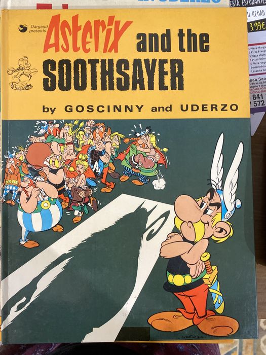 5 livros Asterix em ingles