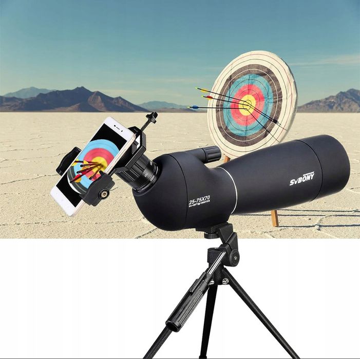 Svbony SV28 Teleskop obserwacyjny 25-75X70 z Adapterem