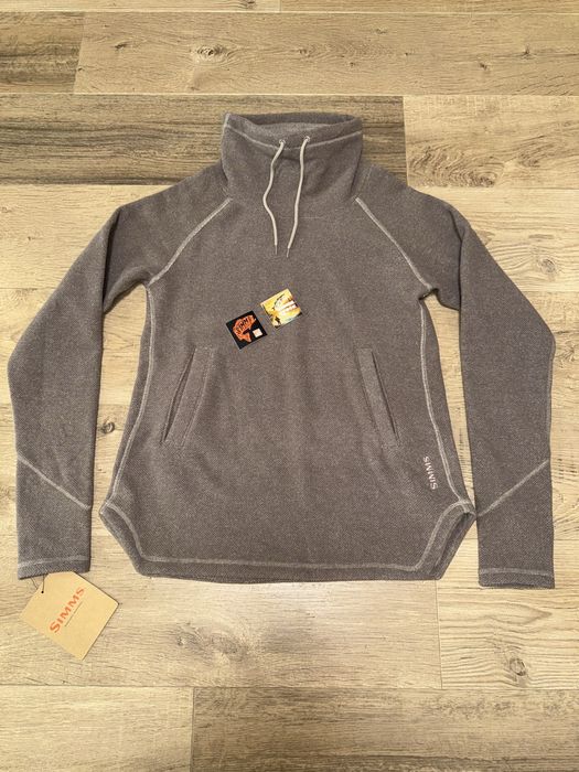 Жіноча флісова кофта Simms Rivershed Sweater (Dolomite Heather) (S)