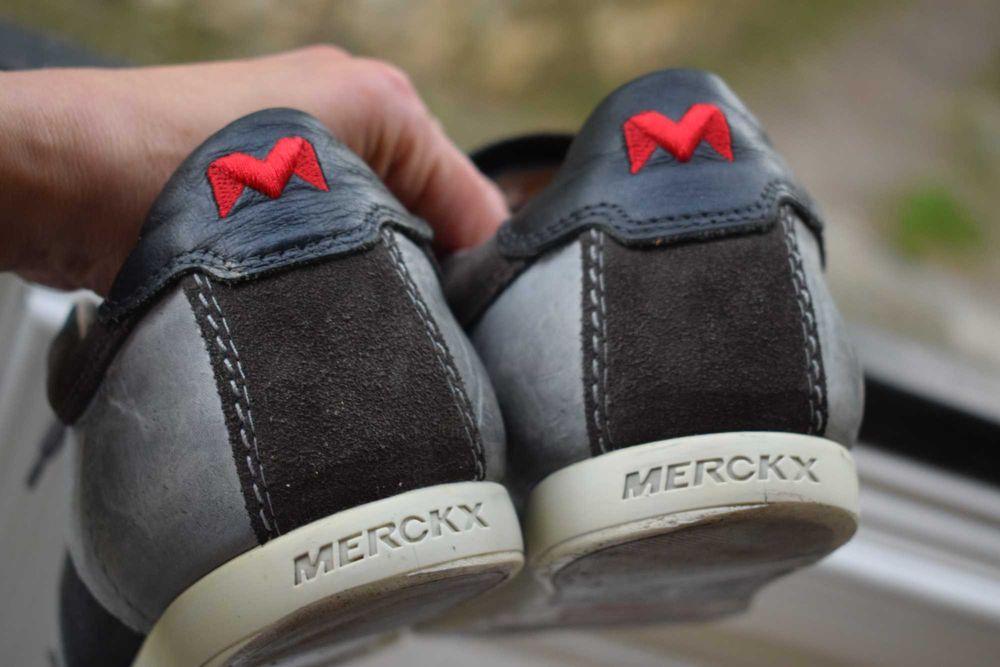 кожаные кроссовки мокасины сникеры Eddy Merckx р. 44 29 см