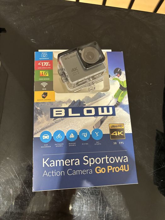 Kamera sportowa BLOW Go Pro4U 4K Action Cam + karta microSD 32GB