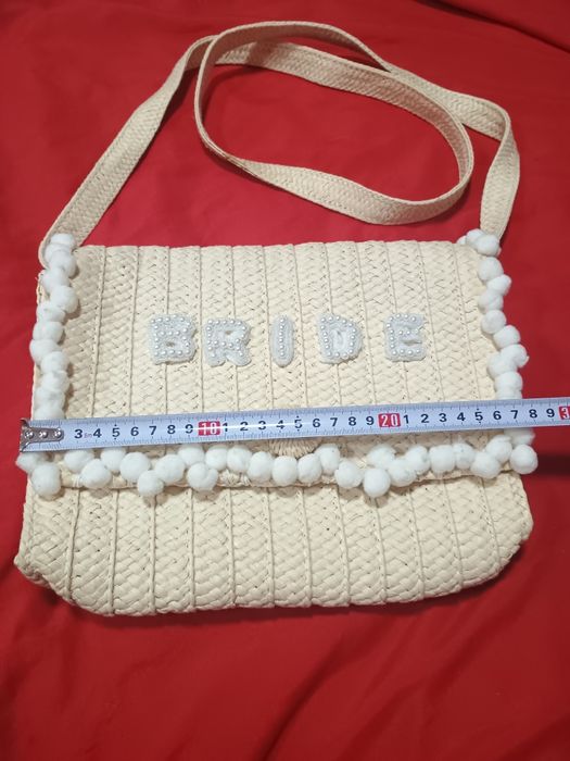 Сумка жіноча солом'яна primark для нареченої,на свято,