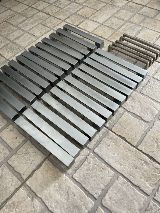 Puxadores inox para cozinha