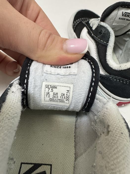 Vans кеды детские