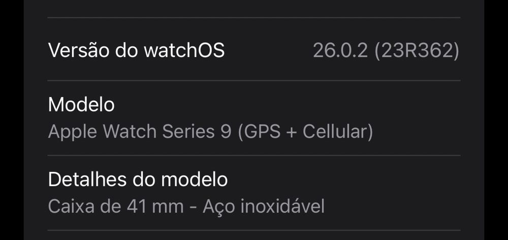 Apple watch 9 celular + gps com carregador original
