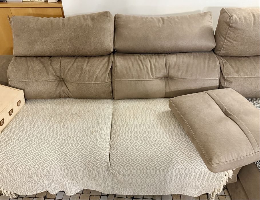 Sofá grande e pequeno 3 lugares + 1 lugar