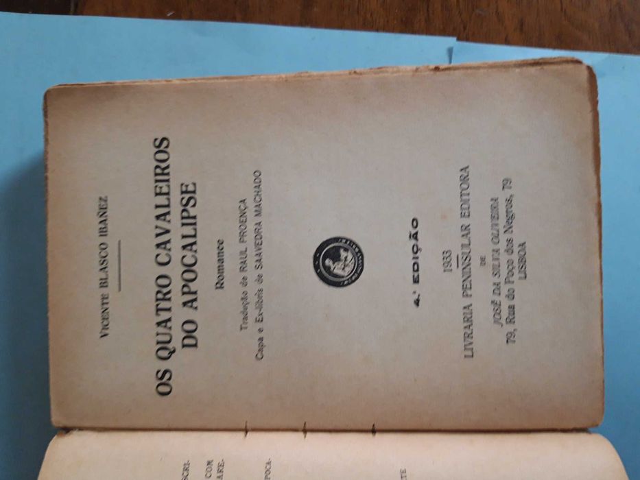 Livro Ref Par 2- Os 4 Cavaleiros do Apocalipse - Vicente Blasco Ibañez