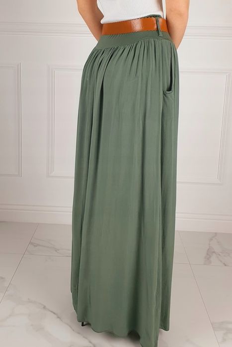 Zwiewna Długa Spódnica Maxi Do Kostek Boho Damska