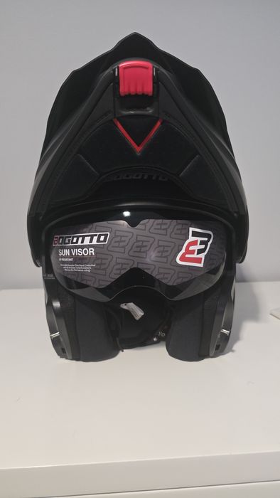 Bogotto FG-102 Capacete Enduro Flip-Up de Fibra de Vidro