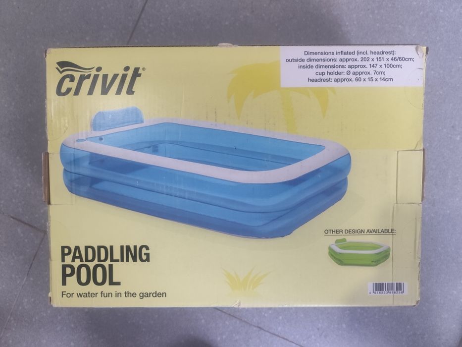 Piscina, bomba e capa