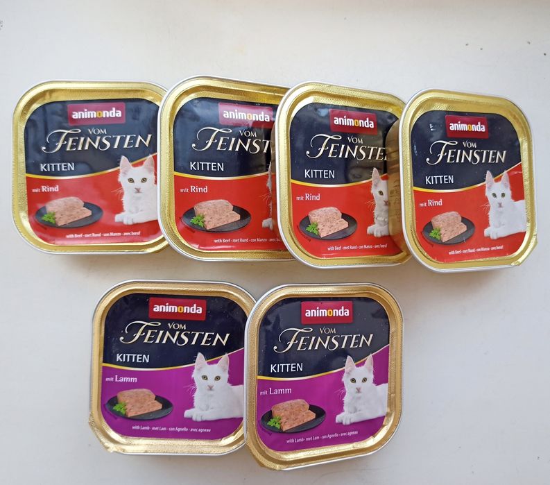 Набір паштетів для кошенят Feinsten 6 шт