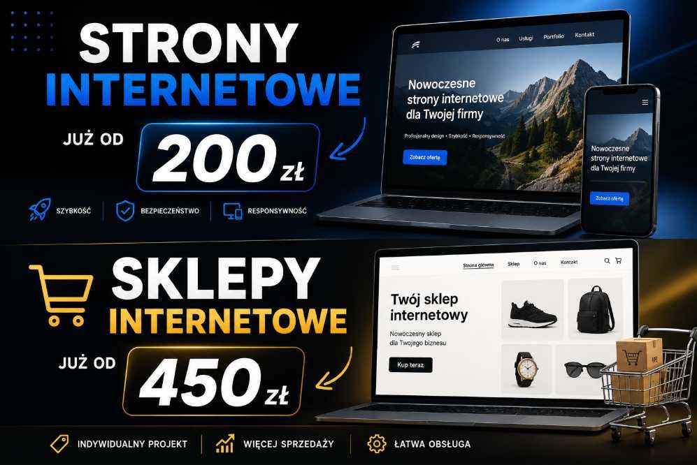 Tworzenie stron internetowych i sklepów online | Pozycjonowanie | SEO