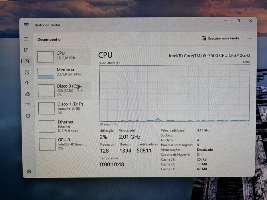 HP Prodesk 600 G3 SFF / i5 / RAM 8GB / SSD 120GB