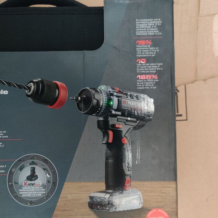 Aparafusadora Parkside performance 12v