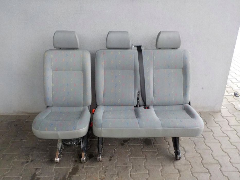 VW T5 FOTEL FOTELE KANAPA RZĄD ŚRODKOWY INKA TYŁ
