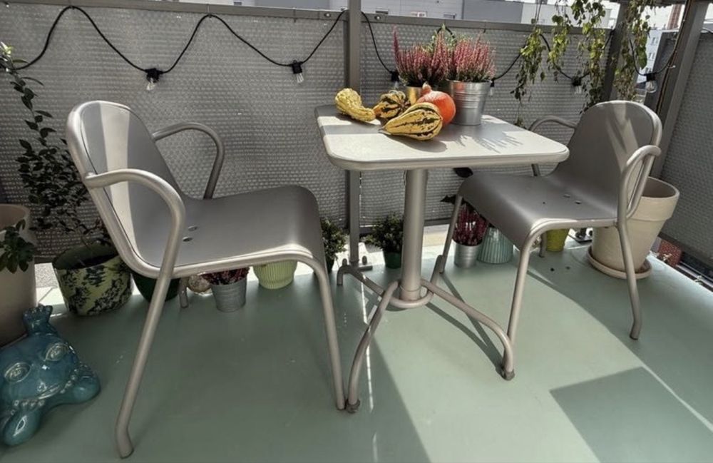 IKEA Tunholmen zestaw mebli aluminiowych