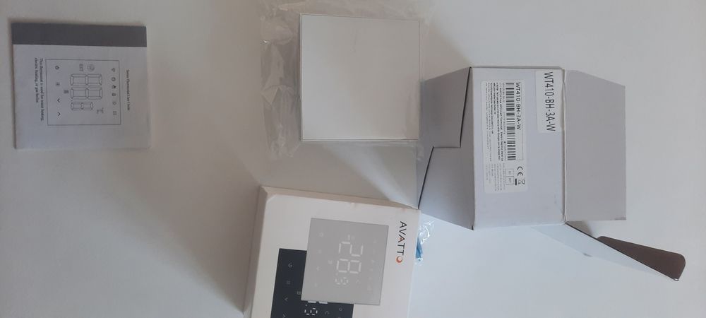 Розумний програмований сенсорний WI-FI термостатAVATTO WT410 BH-3A-W