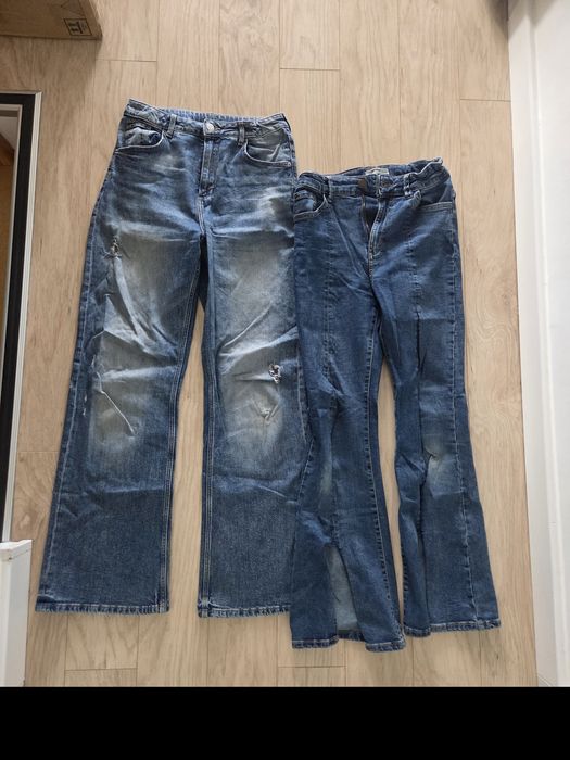 Spodnie jeansowe 2 pary